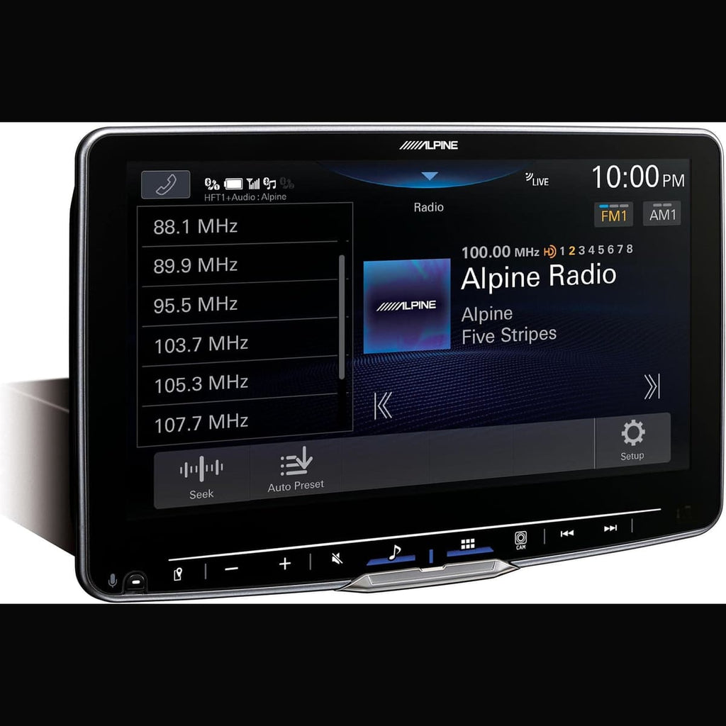 Alpine iLX-F509 9-inch floating touchscreen refurbished receiver – product image 5