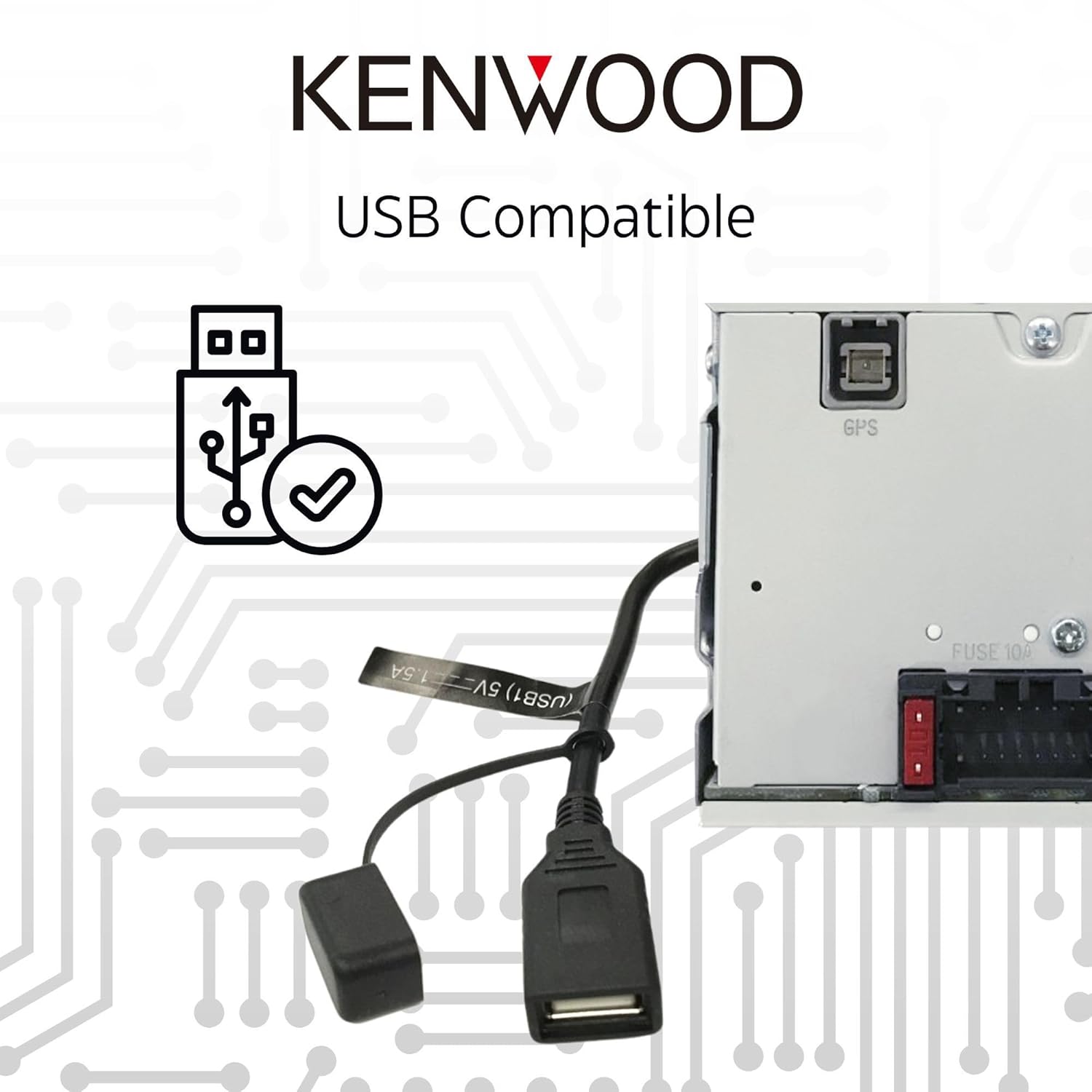 Kenwood DMX7709S SiriusXM-ready refurbished multimedia receiver – product image 6