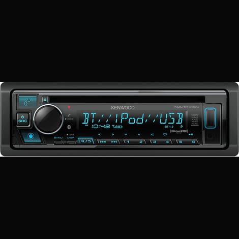 Kenwood KDC-BT382U single-DIN refurbished Bluetooth CD receiver – product image 2